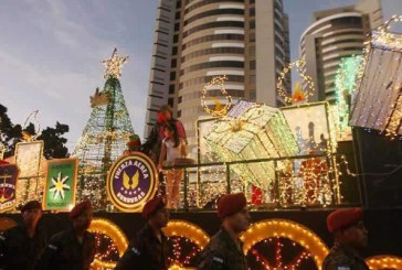 Capitalinos podrán disfrutar del tradicional desfile de carrozas y bandas navideñas