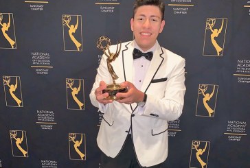 Periodista hondureño Axel Turcios gana premio Emmy