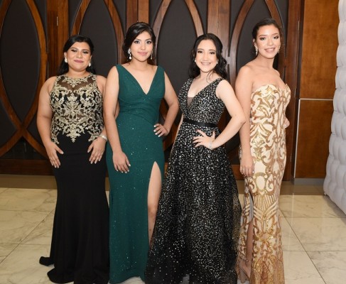Katherine Villegas, Sarah Caballero, Sarah Rubio y Sofía Sarmiento