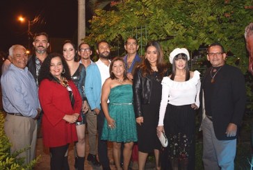 Cineastas, actores y actrices de la zona norte celebran Navidad