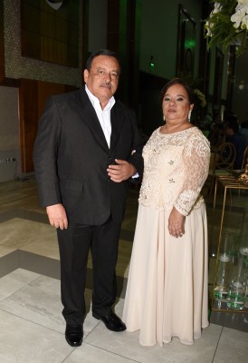 Los padres del novio, Milton Rápalo y Silvia Caballero