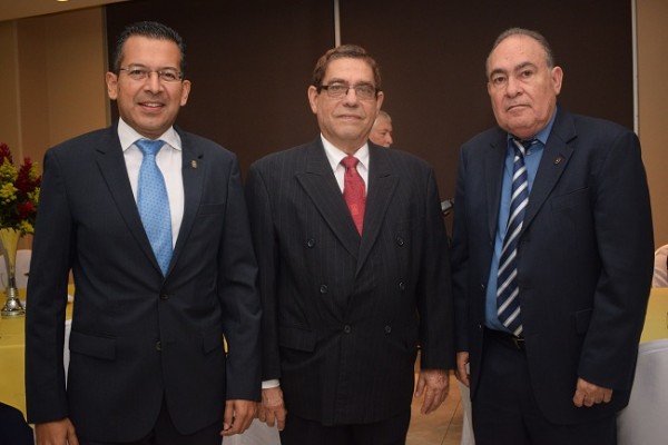 Cesar García, José Edgardo Valerio y Horacio Caldera.