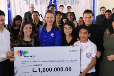 Marca Honduras dona un millón de lempiras al Conservatorio Nacional de Música