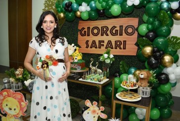 Un Giorgio safari dándole la bienvenida al bebé de la familia Ferraro-Juárez