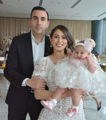Farid y Monica con su bella hija Ivanna María