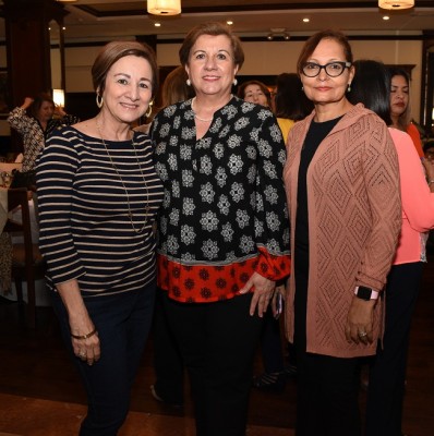 Lisseth Nassar, Rita Simón y Sandra Acevedo