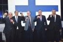 Diplomáticos brindan en el 56 aniversario del Cuerpo Consular Sampedrano