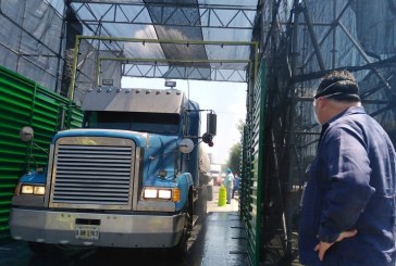 Instalan cabina para desinfectar de Covid-19 los vehículos que circulen por San Pedro Sula