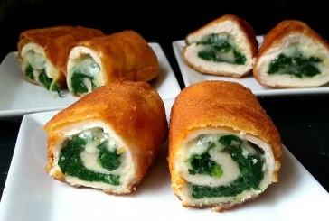 A disfrutar de unos exquisitos Rollitos de pechuga de pollo con espinacas