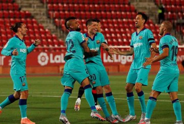 Barcelona regresa con triunfo 0-4 en su visita a Mallorca y le permite seguir de líder