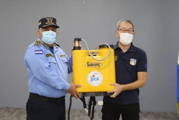 JICA entrega material de bioseguridad a la Policía Nacional