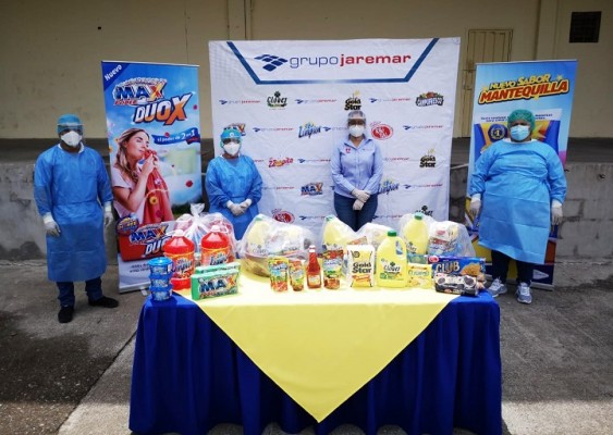 Grupo Jaremar dona 150 canastas con sus productos líderes al Personal de Enfermería del Hospital Catarino Rivas