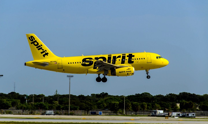 Spirit Airlines reinicia vuelos comerciales a San Pedro Sula