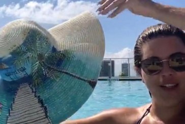 Alicia Machado luce sombrero hecho por artesanos hondureños del Bazar del Sábado