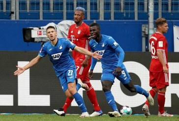 Hoffenheim le pone fin a la buena racha de casi diez meses sin perder un partido al Bayern