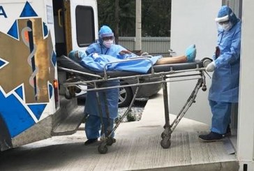 Trasladan los primeros pacientes al hospital móvil de San Pedro Sula