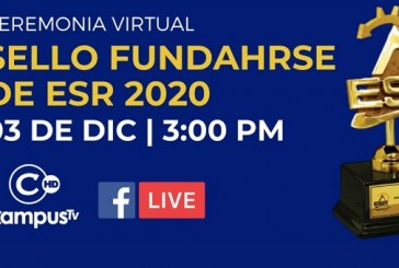 A través de ceremonia virtual FUNDAHRS resaltará la labor de 67 empresas y gremio socialmente responsable