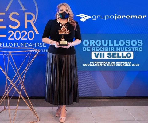 Grupo Jaremar recibe su séptimo Sello consecutivo FUNDAHRSE de Empresa Socialmente Responsable