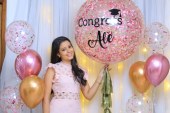 Celebran la graduación de  Alexa Mena Sánchez