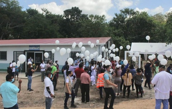 En Villanueva, Cortés: Inauguran centro de salud "Nuestra Señora de Guadalupe” en memoria a Guadalupe de Abufele