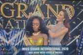 Miss Estados Unidos se desploma de emoción al ganar Miss Grand International