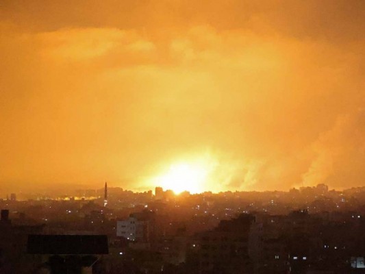 Las fotos más dramáticas de los fuertes enfrentamientos entre Israel y Hamas en Franja de Gaza