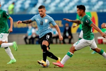Uruguay a cuartos de final de la Copa América tras vencer a Bolivia