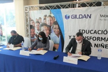 GILDAN y World Vision aliados para mejorar la calidad educativa de la niñez en Choloma y Villanueva
