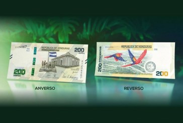 Banco Central de Honduras oficializa diseño del nuevo billete de 200 lempiras