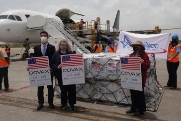 Gobierno de EEUU realiza nueva donación a Honduras de 1.5 millones de dosis de vacunas contra COVID-19