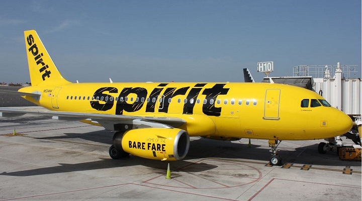 Spirit Airlines inició vuelo directo entre Nueva Orleans y San Pedro Sula