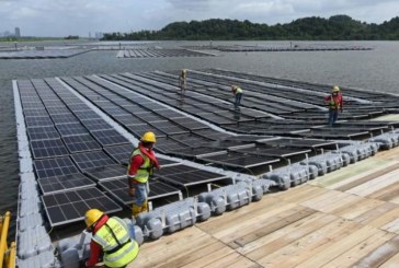 Presenta Singapur una de las plantas flotantes de energía solar más grandes del mundo