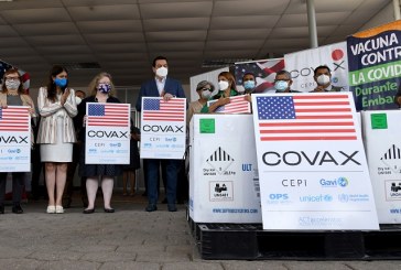 Gobierno de Estados Unidos realiza nueva donación de vacunas contra COVID-19 a Honduras