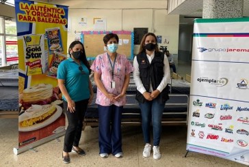 Grupo Jaremar dona al Hospital Escuela 1.5 millones de lempiras en camas e insumos hospitalarios