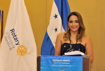 Ena Patricia Interiano fue juramentada como primera presidente mujer de Usula Rotary Club