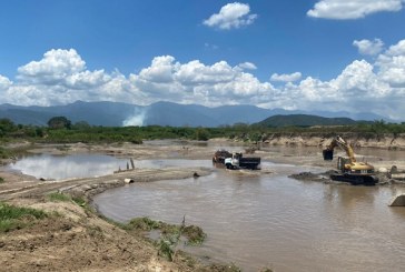 Inician reparación de bordos en ambas márgenes del río Chamelecón a la altura de Guaruma II