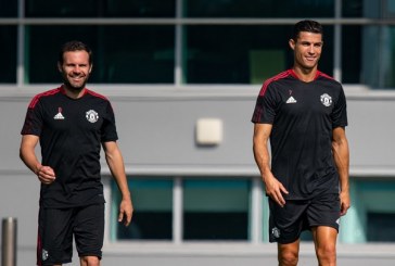 CR7 entrena por primera vez con el Manchester United después de 12 años
