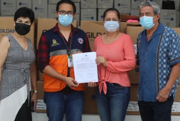 Copeco entrega ayuda humanitaria a Fundación Mhotivo