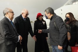 Hernández llega a Glasgow para exponer en la Cumbre de Líderes Mundiales COP26 el Plan de Reconstrucción Nacional
