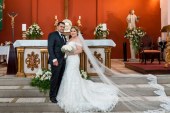Eduardo Pinto y Victoria Henríquez casados en una boda inolvidable