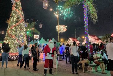 Gran ambiente en el primer día del Bazar del Sábado Navideño en San Pedro Sula