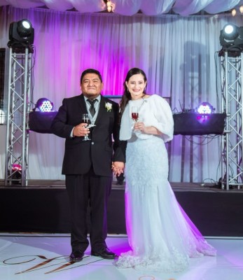 Wilson Aguilar y Bianca Caballero: una romántica boda a 12 grados en La Esperanza, Intibucá