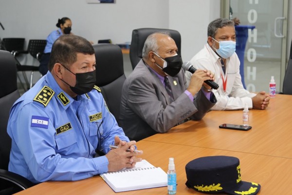 Policía Nacional, Bomberos y FFAA participan en reunión de planeación de seguridad en Traspaso de Mando Presidencial
