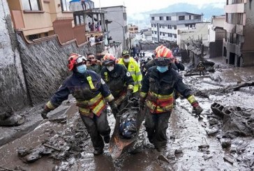 Se contabilizan 22 muertos y decenas de heridos tras deslave en Ecuador