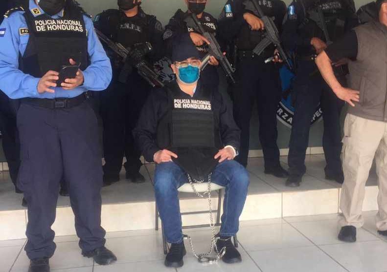 Tras petición de extradición de EEUU: capturan al expresidente Juan Orlando Hernández