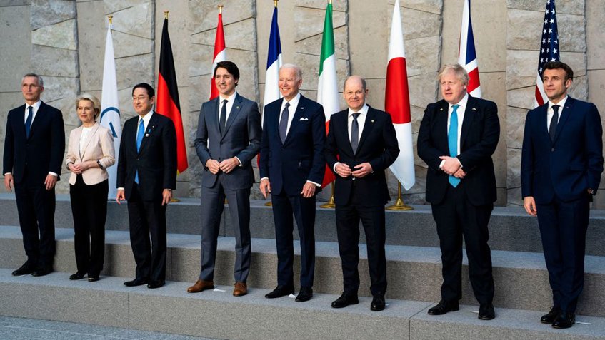 Líderes del G7 acuerdan restringir a Rusia las ventas de oro y reducirán su dependencia energética