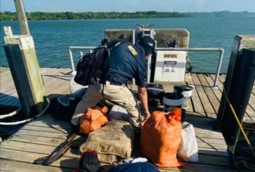 Dos hondureños y un colombiano detenidos con droga y armas en La Mosquitia