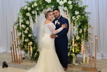 La boda de Rony Herrera y Mónica Cárcamo: radiantes de felicidad en su “Sí, quiero”