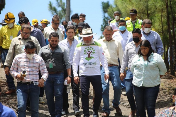 Alcaldía de San Pedro Sula lanzan Campaña de Reforestación en la Zona de Reserva de El Merendón