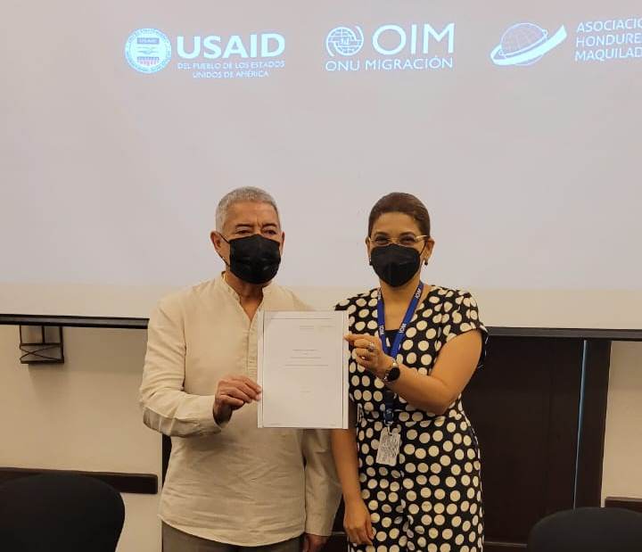 USAID y OIM unen esfuerzos con el sector maquilador para prevenir la migración irregular